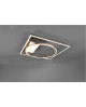 PLAFONNIER/APPLIQUE LED DOWNEY NICKEL MAT TRIO