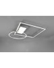 PLAFONNIER/APPLIQUE LED DOWNEY NICKEL MAT TRIO