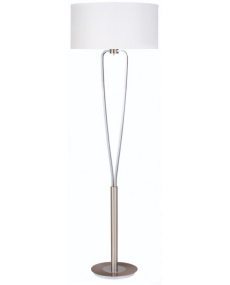 LAMPADAIRE PARIS II NICKEL MAT TRIO