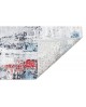 TAPIS GRACE GRIS BLEU ROUGE 160X230 SO SKIN IDASY