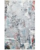 TAPIS GRACE GRIS BLEU ROUGE 160X230 SO SKIN IDASY