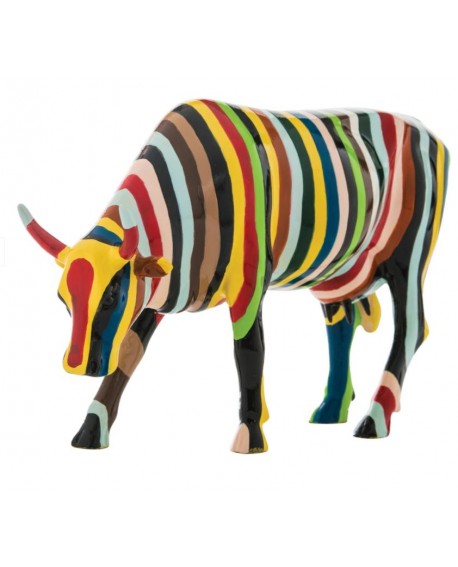 VACHE STRIPED LARGE COWPARADE