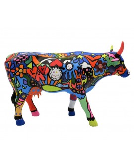 VACHE MOOSY IN THE SKY WITH DIAMONDS LARGE COWPARADE