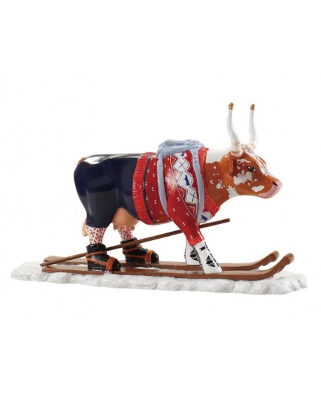 VACHE THE SKI COW AKA LOYPELIN LAUSLAM MEDIUM COWPARADE