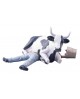VACHE COW SITTING ON MAN MEDIUM COWPARADE
