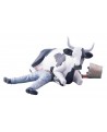 VACHE COW SITTING ON MAN MEDIUM COWPARADE