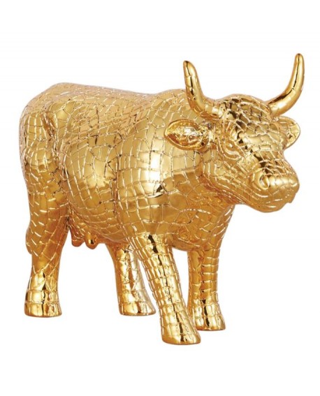 VACHE MIRA MOO GOLD MEDIUM COWPARADE