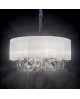 SUSPENSION/LUSTRE SWAN SP3 BLANC IDEAL LUX