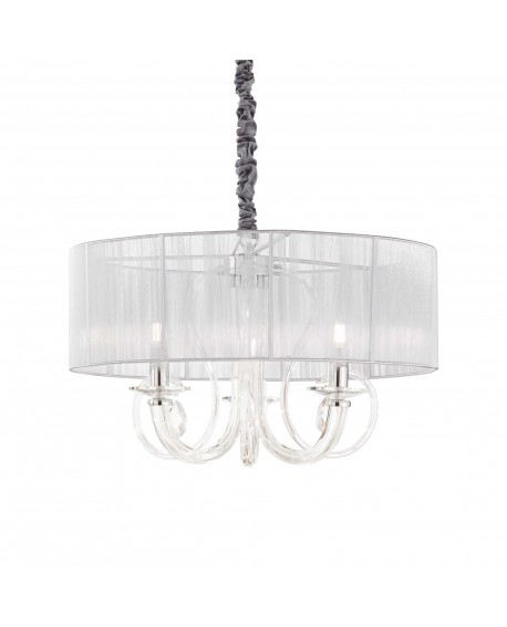SUSPENSION/LUSTRE SWAN SP3 BLANC IDEAL LUX