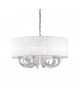 SUSPENSION/LUSTRE SWAN SP6 BLANC IDEAL LUX