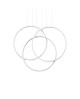 SUSPENSION FRAME CERCHIO SP IDEAL LUX
