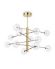 LUSTRE/SUSPENSION EQUINOXE SP12 LAITON VIEILLI IDEAL LUX