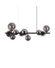 SUSPENSION PERLAGE SP10 NOIR IDEAL LUX