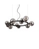 SUSPENSION PERLAGE SP11 NOIR IDEAL LUX