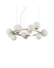SUSPENSION PERLAGE SP11 LAITON IDEAL LUX