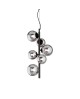 SUSPENSION PERLAGE SP6 NOIR IDEAL LUX