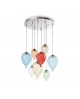 SUSPENSION CLOWN SP8 MULTICOLORE IDEAL LUX