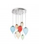 SUSPENSION CLOWN SP8 MULTICOLORE IDEAL LUX