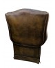 FAUTEUIL BERGERE CUIR CAPITONNE "KENT" RENNAISSANCE