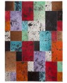 TAPIS OTTO CUIR CUT CUT