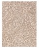 TAPIS ROCKS BEIGE CUIR CUT CUT