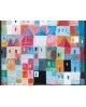 TAPIS COLOURFUL HOUSES WASH AND DRY BY KLEEN-TEX 75 x 190 CM