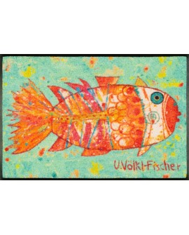 TAPIS FUNKY FISH WASH AND DRY BY KLEEN-TEX 50 x 75 CM