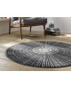 TAPIS CASCARA BLACK WASH AND DRY BY KLEEN-TEX 115 x 115 CM