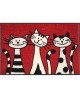 TAPIS THREE CATS WASH AND DRY BY KLEEN-TEX 40 x 60 CM