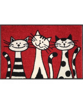 TAPIS THREE CATS WASH AND DRY BY KLEEN-TEX 40 x 60 CM