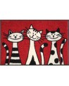 TAPIS THREE CATS WASH AND DRY BY KLEEN-TEX