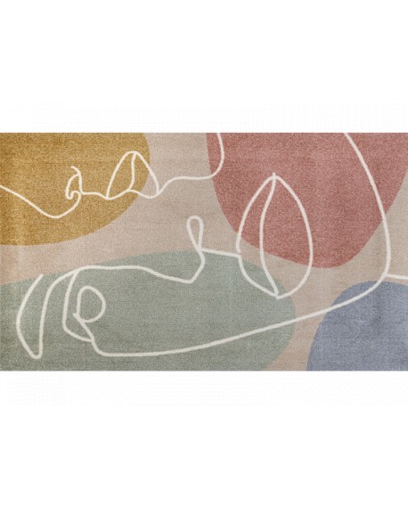 TAPIS MODERN FACES WASH AND DRY BY KLEEN-TEX 70 x 120 CM