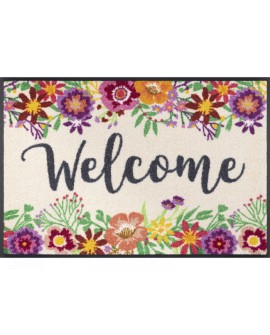 TAPIS WELCOME BLOOMING WASH AND DRY BY KLEEN-TEX
