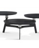 TABLE DE SALON DISKO JADE NOIR/OR GALEA