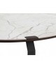TABLE DE SALON NOVA RONDE BLANC GALEA