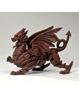 DRAGON RED BY EDGE SCULPTURE