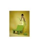 FAUTEUIL LOW LITA VERT LIME SLIDE