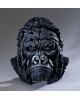 GORILLA BUST BLACK BY EDGE SCULPTURE