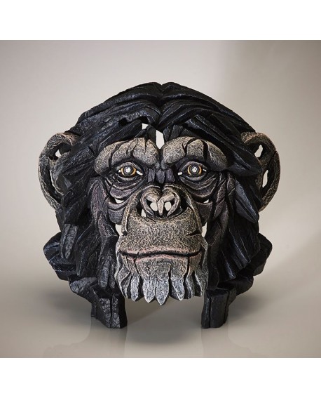 CHIMPANZEE BUST BY EDGE SCULPTURE