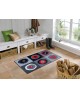TAPIS SERGEJ GREY WASH AND DRY BY KLEEN-TEX 75 x 120 CM