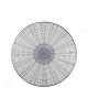 TAPIS CASCARA GREY WASH AND DRY BY KLEEN-TEX 145 x 145 CM
