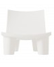 FAUTEUIL LOW LITA BLANC SLIDE