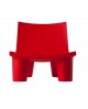 FAUTEUIL LOW LITA ROUGE SLIDE