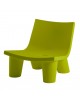 FAUTEUIL LOW LITA VERT LIME SLIDE