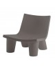 FAUTEUIL LOW LITA GRIS ARGILE SLIDE