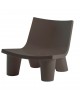 FAUTEUIL LOW LITA CHOCOLAT SLIDE