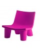 FAUTEUIL LOW LITA FUCHSIA SLIDE