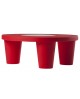 TABLE LOW LITA ROUGE SLIDE