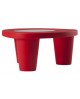 TABLE LOW LITA ROUGE SLIDE