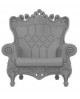 FAUTEUIL QUEEN OF LOVE GRIS ARGILE SLIDE